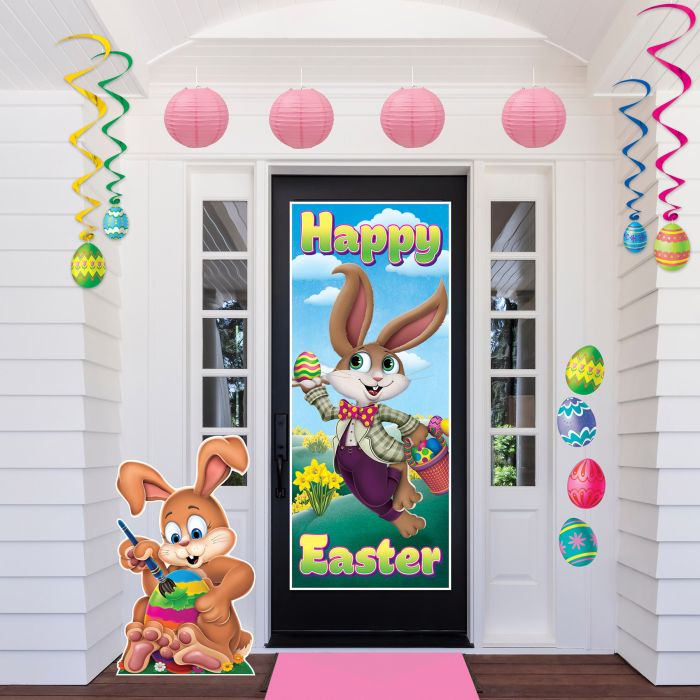 6Ft Easter Door Cover Multi Color