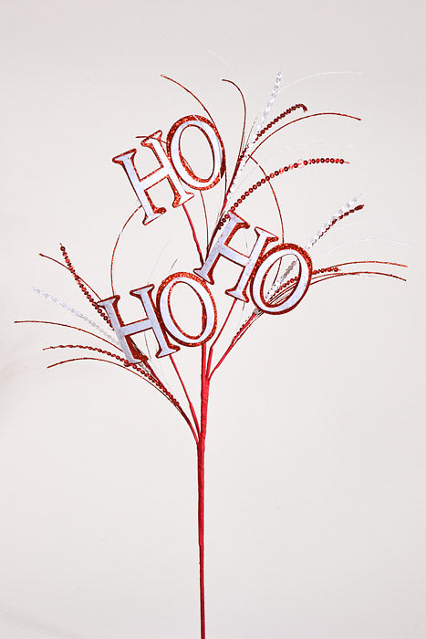 32" Ho Ho Spray Red/White