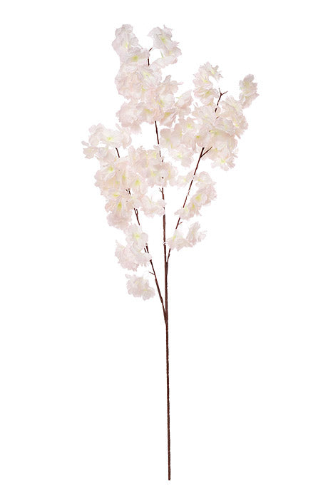 39" Silk Cherry Blossom Spray Light Pink