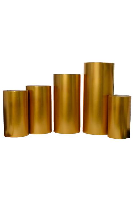 20/21.5/23.5/29.5/35.5" Metal Pedestal Gold