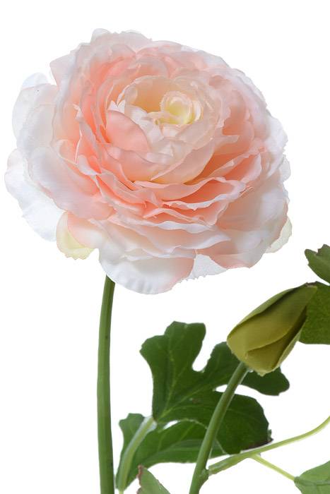 21" Silk Ranunculus Spray Soft Pink