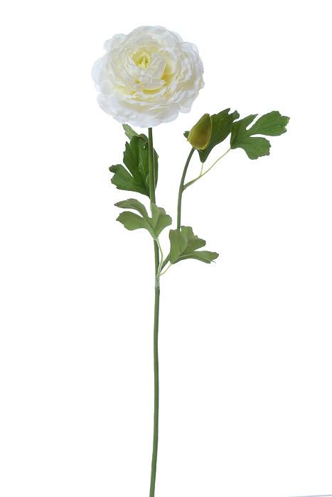 21" Silk Ranunculus Spray Cream
