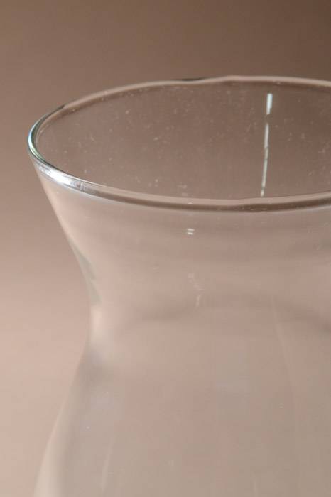 8" Jordan Glass Vase Clear