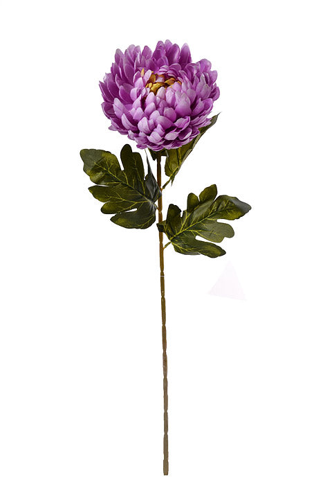 29" Silk Chrysanthemum Spray Lavender