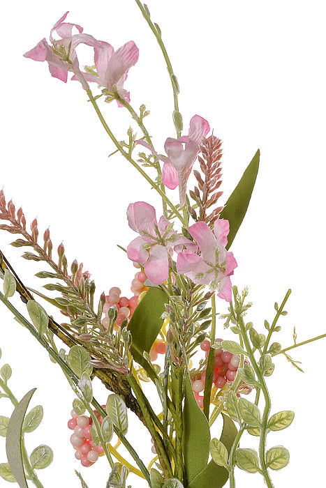 23" Lavender Berry Spray Pink