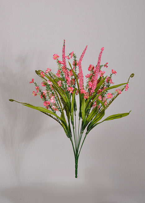 22" Silk Honeysuckle Heater Pink