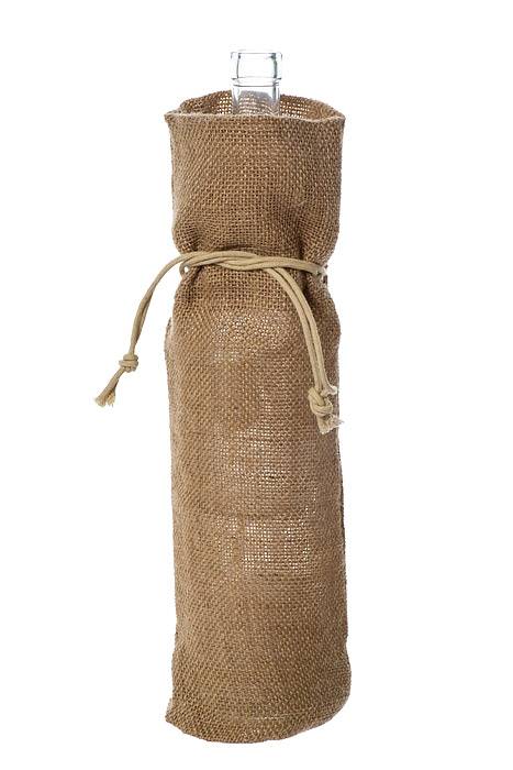6" X 15" Jute Wine Bag Pkg/6