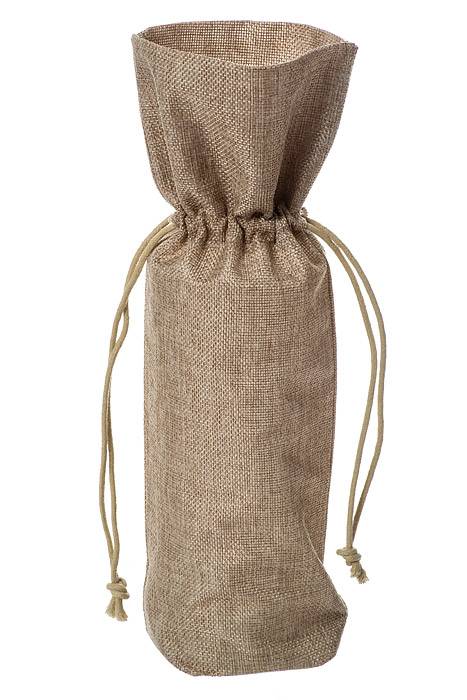 6" X 15" Jute Wine Bag Pkg/6