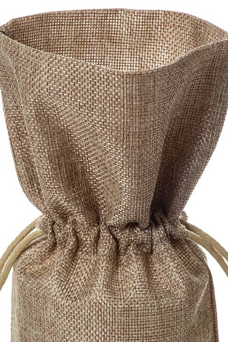 6" X 15" Jute Wine Bag Pkg/6