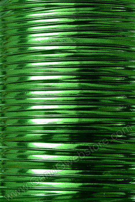 400yds Wired Twist Tie Green