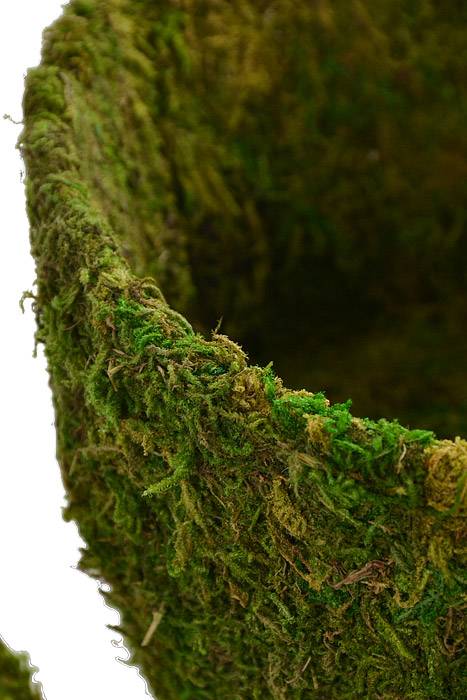 7/9/10.5" Deco Roseville Moss Planter Green Set-3