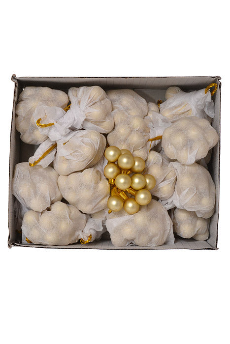 16Mm Matte Glass Ball Ornament Gold Pkg/288