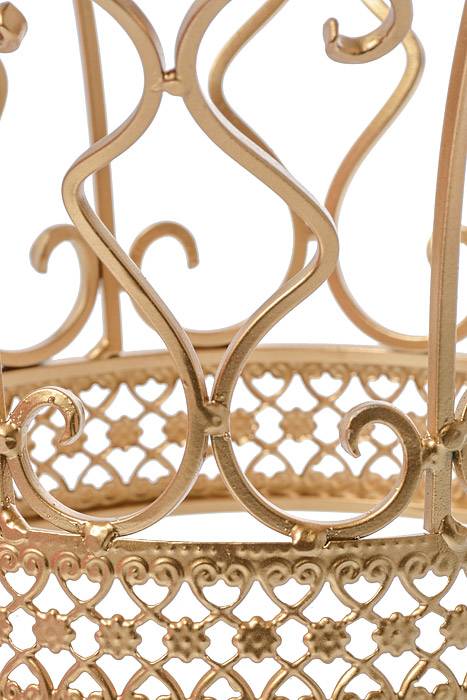 13" Metal Crown Gold