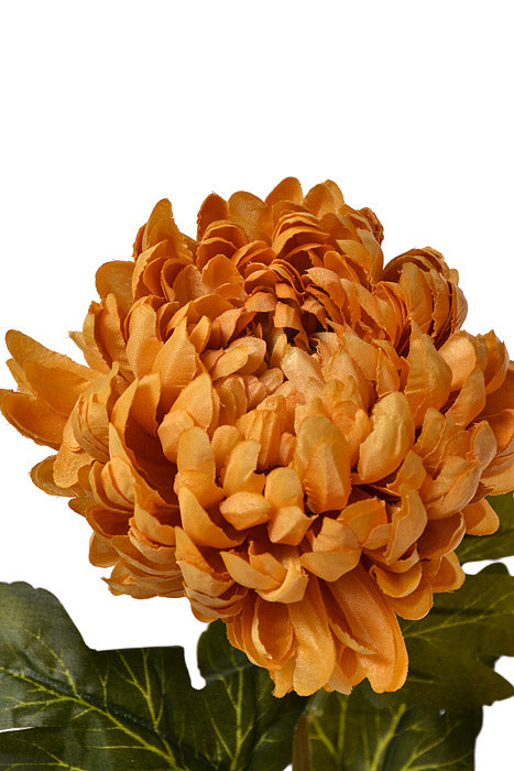 29" Silk Chrysanthemum Spray Golden Yellow