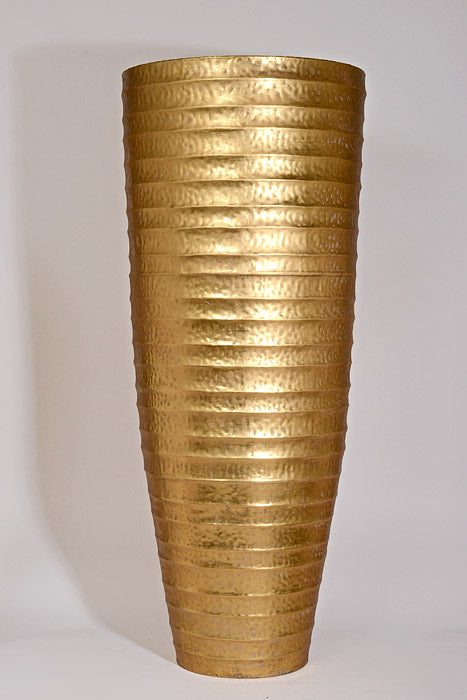 35"/48" Metal Vase Gold Set/2