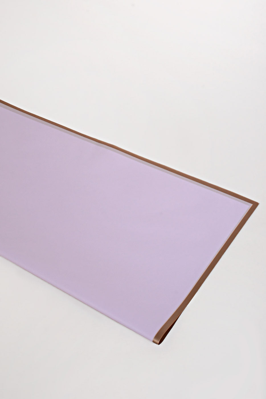22.5" Champagne Edge Flower Wrap Lavender Pkg/20