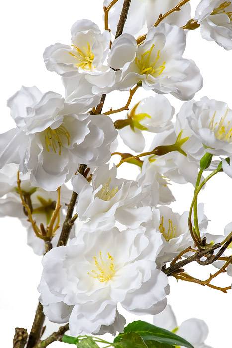 65" Cherry Blossom Spray White