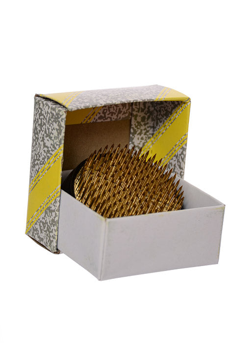 2.5" Round Pin Frog Gold/Black