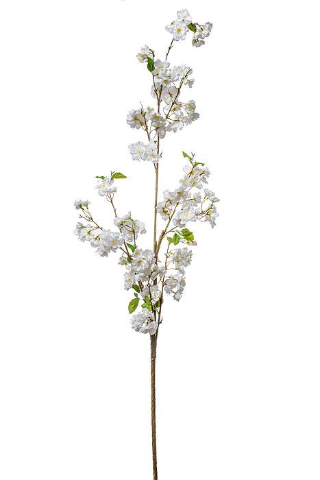 65" Cherry Blossom Spray White