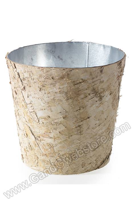 8.5" X 8" Birch Bucket Natural