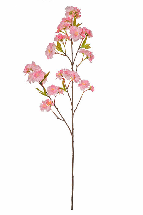32" Silk Cherry Blossom Spray Pink