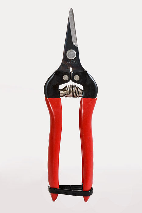6.75" Short nose Pruner Rounded Tip Red/Black