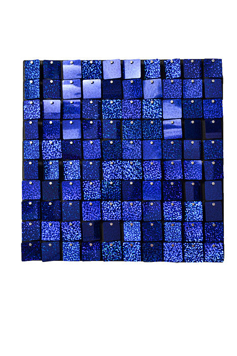 12" X 12" Foil Wall Mat Royal Blue