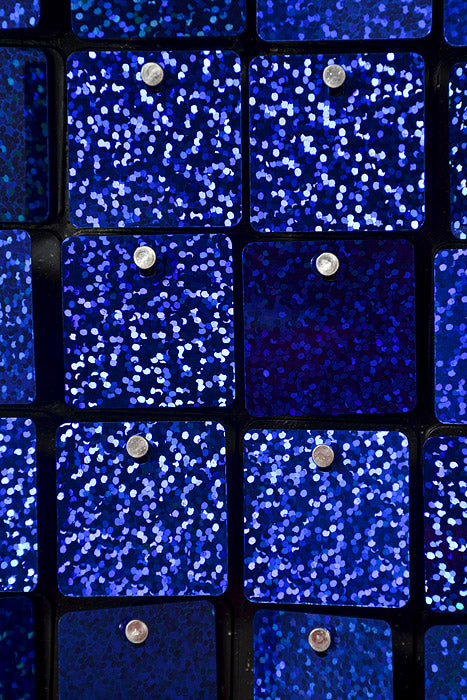 12" X 12" Foil Wall Mat Royal Blue