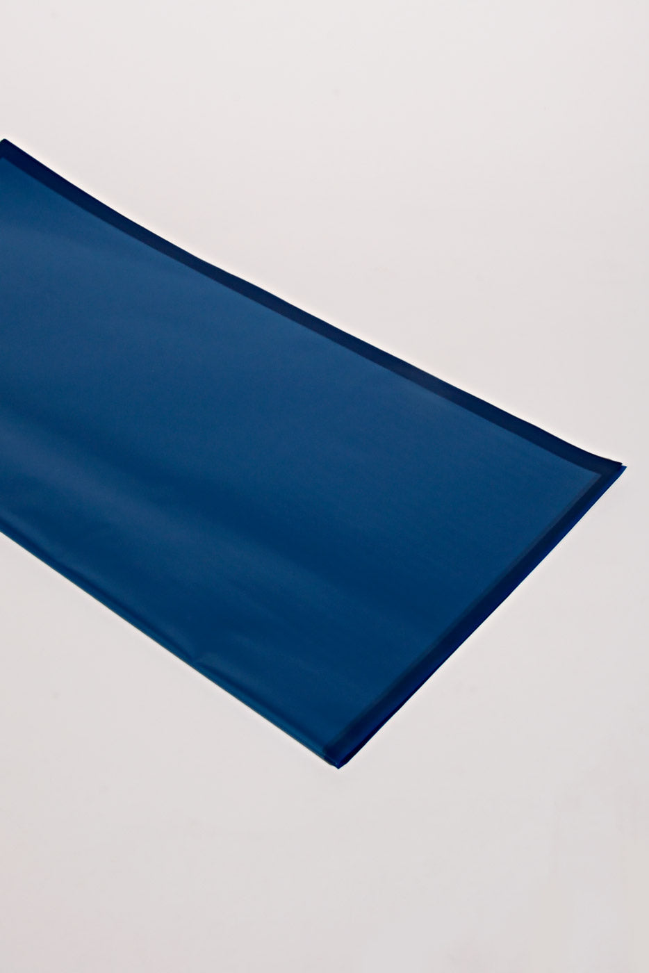 22.5" Flower Wrapping Paper W/Edge Navy Blue Pkg/20