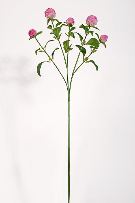 25.5" Artificial Globe Thistle Spray Purple