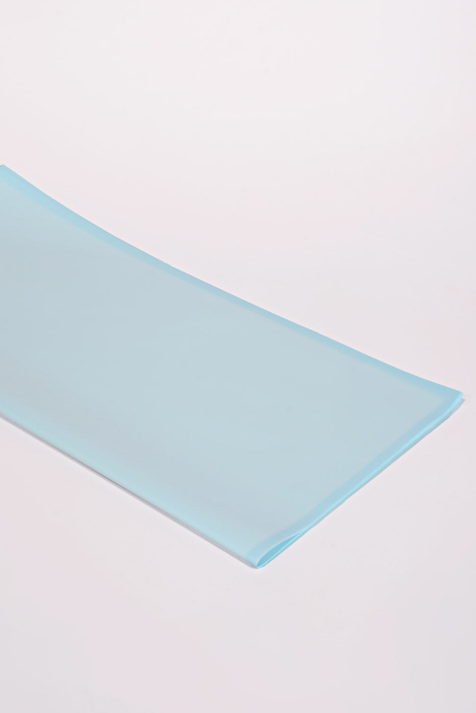 22.5" Flower Wrapping Paper W/Edge Light Blue Pkg/20