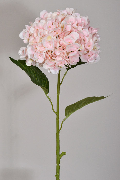 32" Silk Hydrangea Spray Light Pink