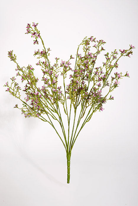 21.5" Artificial Mini Flower Bush Purple