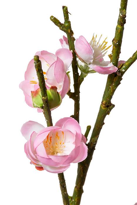 47" Silk Plum Blossom Spray Pink