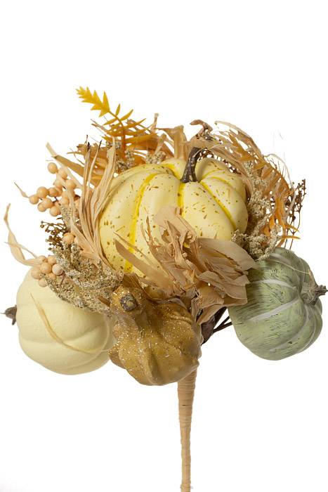 16" Pumpkin Corn Husk Natural