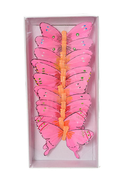 5" Butterfly Pink Pkg/12