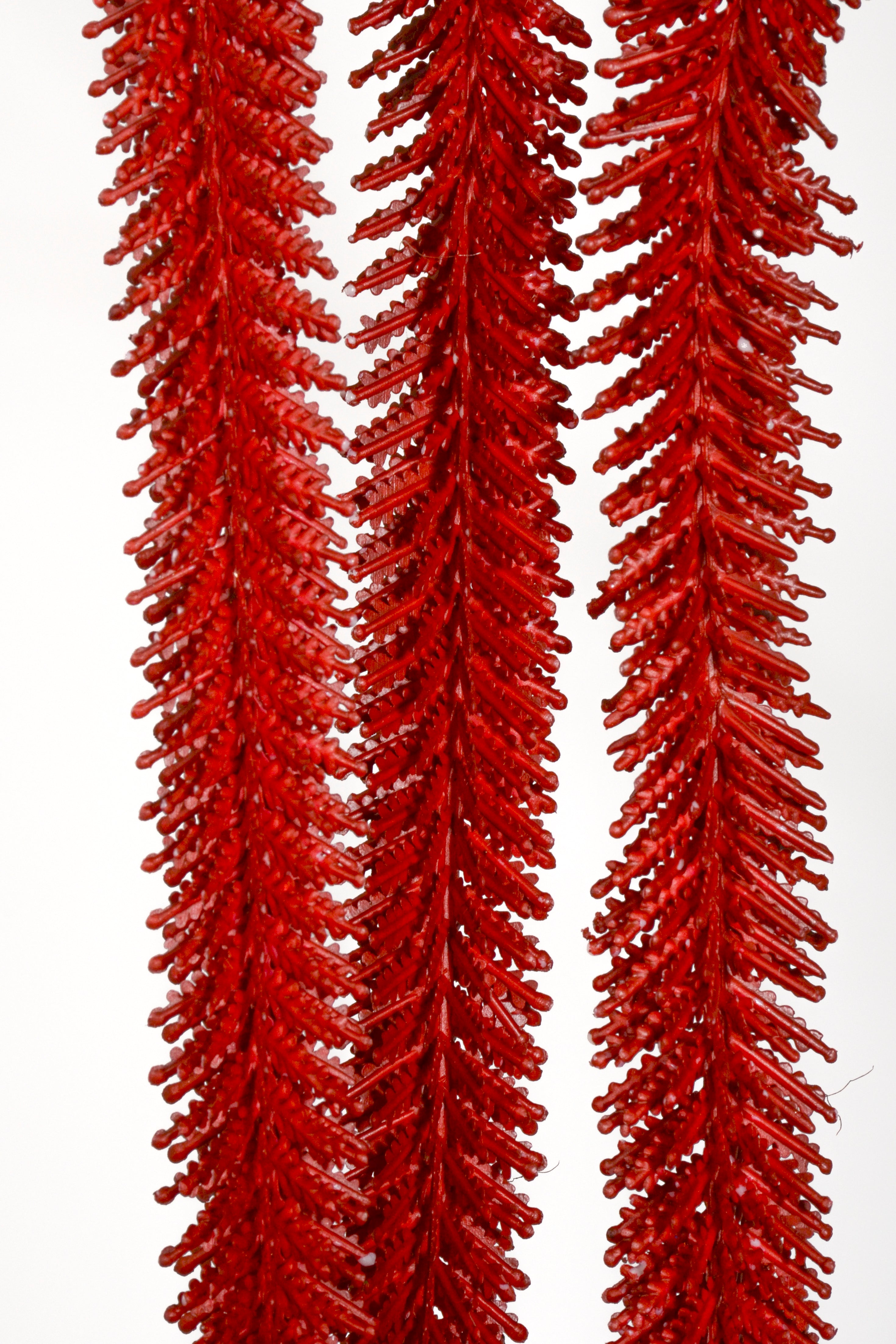 53" Artificial Amaranthus Hanging Spray Red
