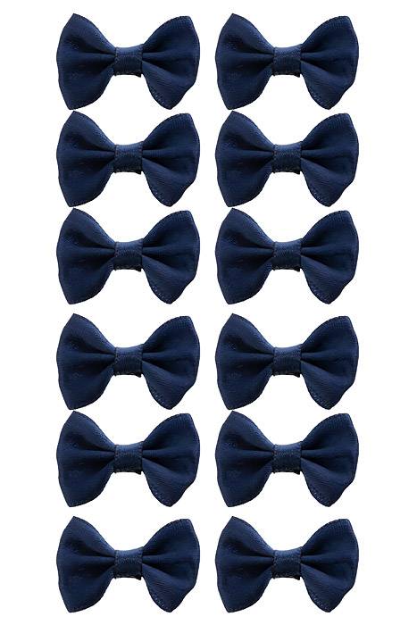 1.25" Ribbon Bow (pkg/12) Navy