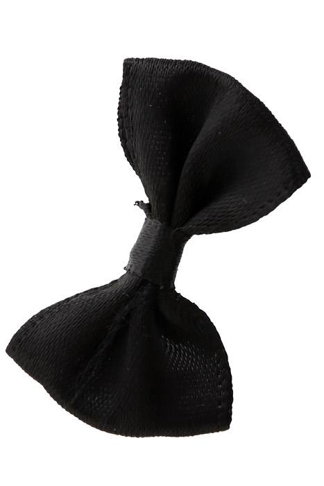 1.25" Ribbon Bow (pkg/12) Black