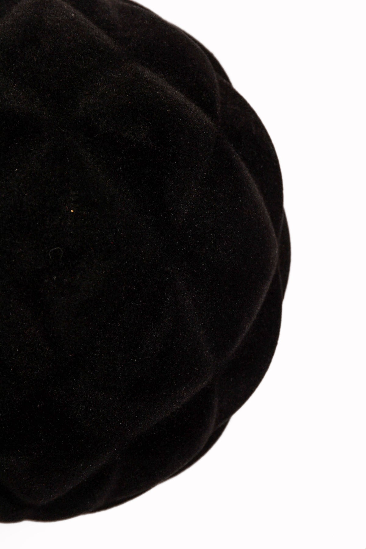 6" Flocking Ball Ornament Black Bx/2