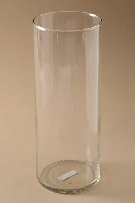 3.50" X 9" Cylinder Glass Vase Clear