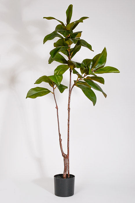 4Ft Artificial Magnolia Tree W/Pot Green