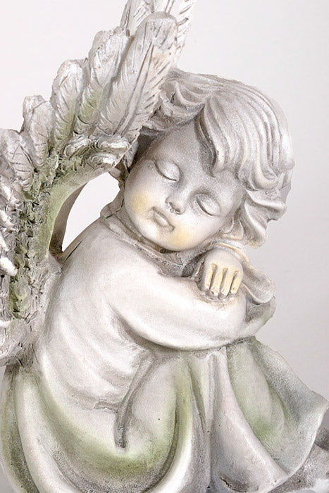 6.5" Sleeping Angel Gray