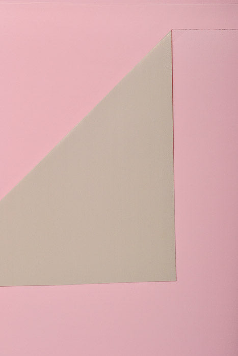 22.5" 2 Tone Waterproof Wrapping Paper Pink/Tan Pkg/20
