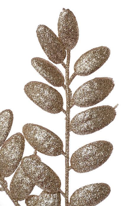 22" Honey Locust Glitter Spray Rose Gold