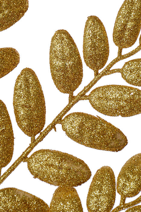 22" Honey Locust Glitter Spray Gold