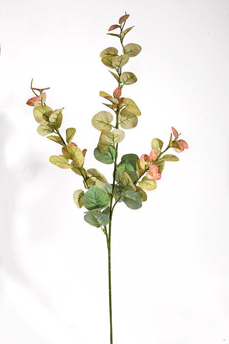 39" Silk Eucalyptus Spray Green