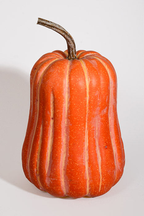 15.5" Hybrid Latex Gourd Pumpkin Orange