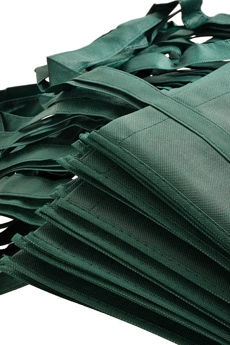 13.5" X 15" X 6" Non-Woven Fabric Bag Green (Pkg/10)