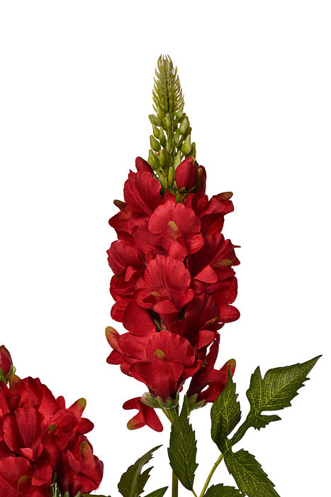 33.5" Silk Snapdragon Spray Red